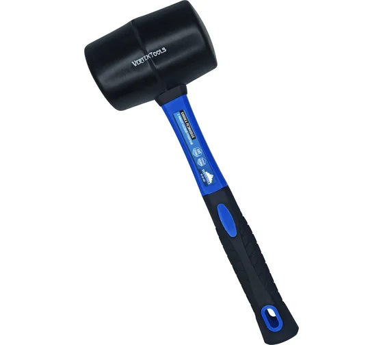 Vertex киянка резиновая 680 г. белая резина, фибергласовая рукоятка vertex